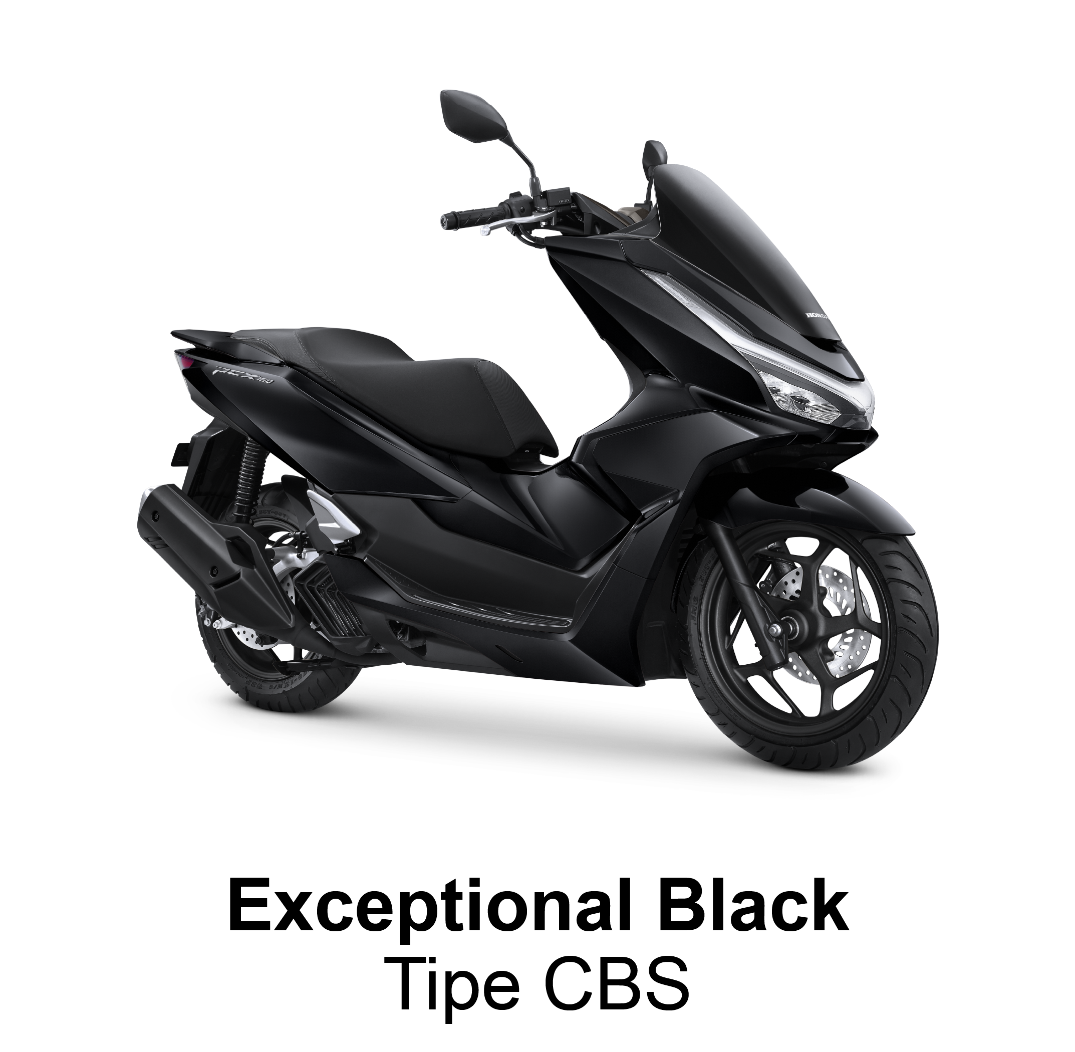 Honda PCX 160 warna hitam premium