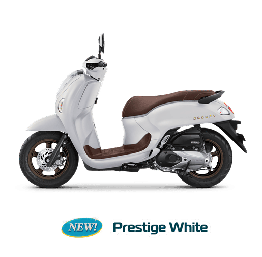 Honda Scoopy Prestige White