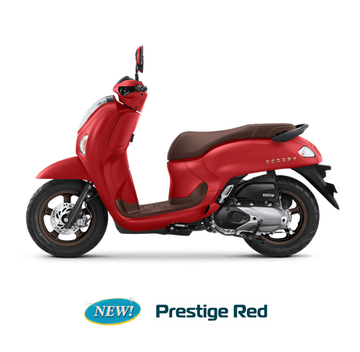 Honda Scoopy Prestige Red